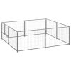 Dog Kennel Silver 43.1 ftÂ¬â‰¤ Steel