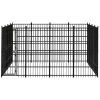 Outdoor Dog Kennel Steel 158.8 ftÂ¬â‰¤